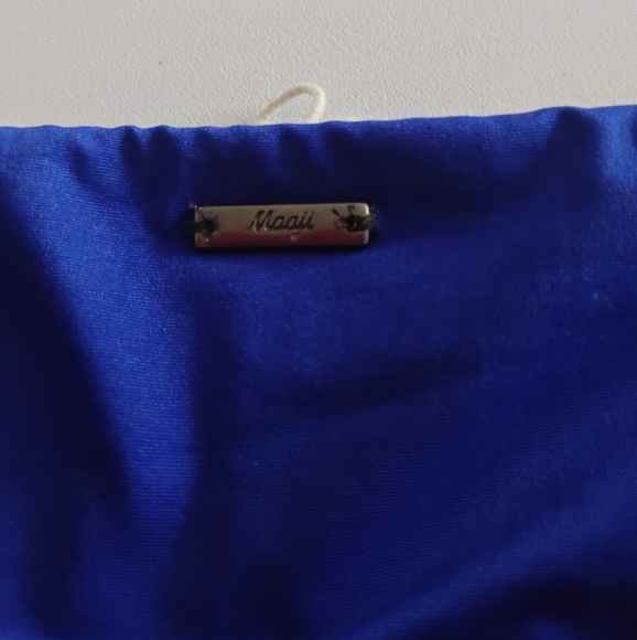 Maaji Sail Sublimity Bikini Bottom - Blue. Size XL - Picture 9 of 11